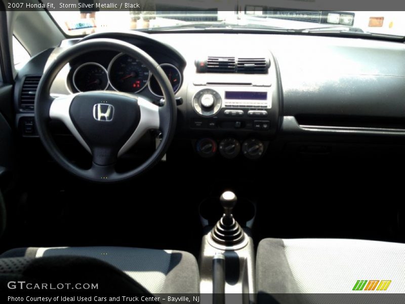 Storm Silver Metallic / Black 2007 Honda Fit