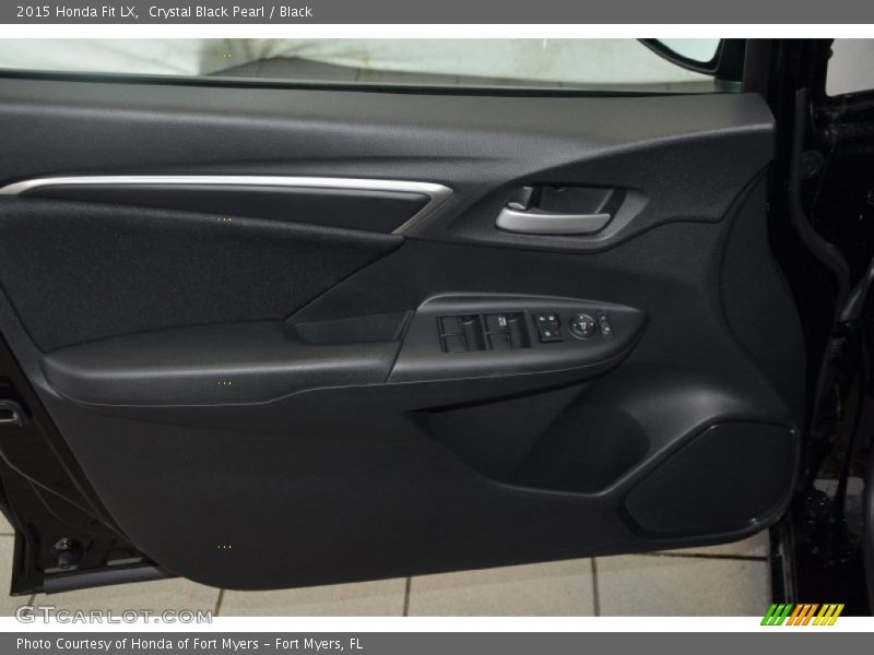 Crystal Black Pearl / Black 2015 Honda Fit LX