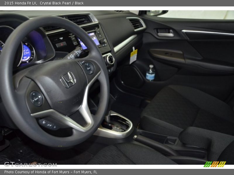 Crystal Black Pearl / Black 2015 Honda Fit LX