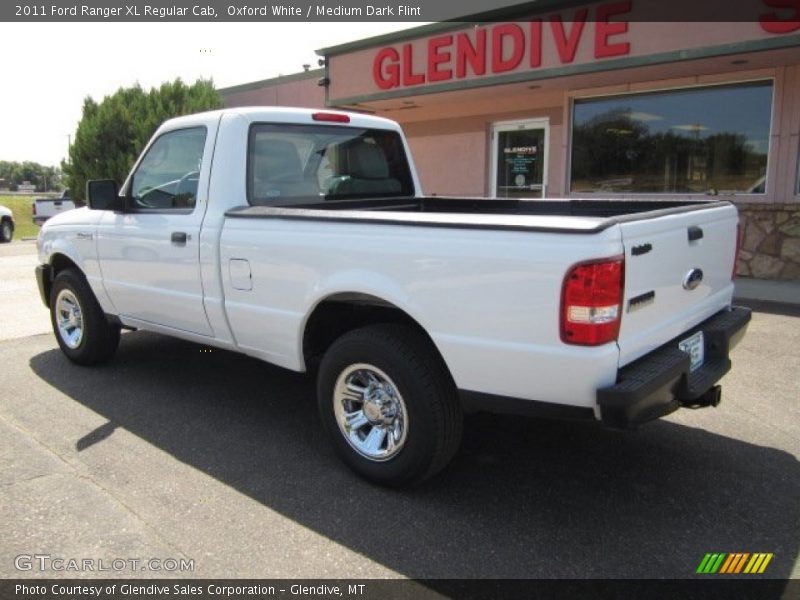 Oxford White / Medium Dark Flint 2011 Ford Ranger XL Regular Cab