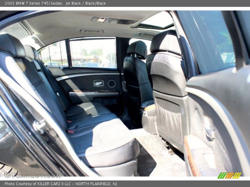 Jet Black / Black/Black 2003 BMW 7 Series 745i Sedan