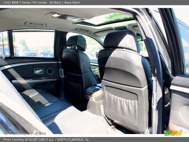 Jet Black / Black/Black 2003 BMW 7 Series 745i Sedan