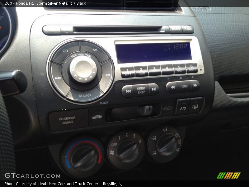 Storm Silver Metallic / Black 2007 Honda Fit