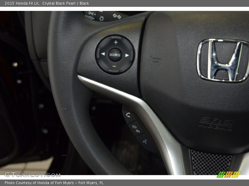 Crystal Black Pearl / Black 2015 Honda Fit LX