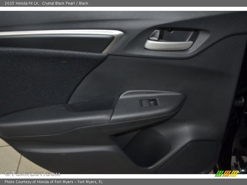 Crystal Black Pearl / Black 2015 Honda Fit LX