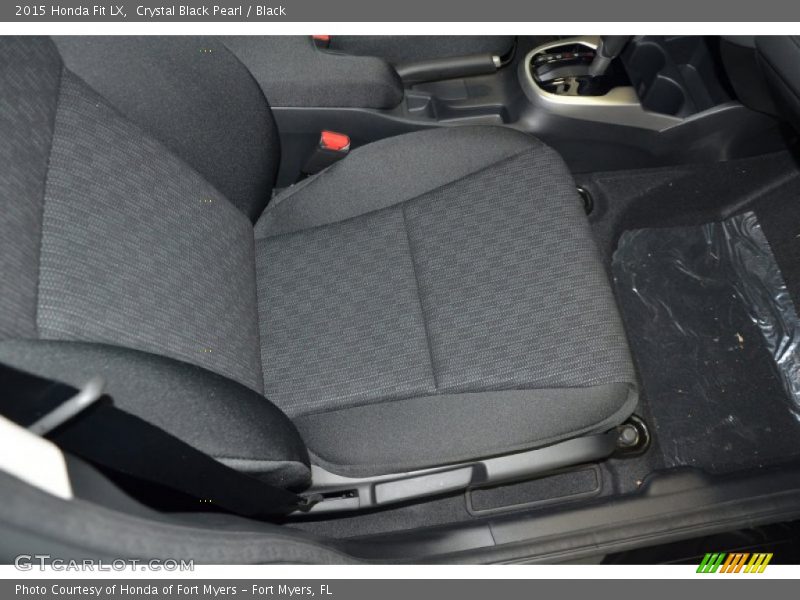 Crystal Black Pearl / Black 2015 Honda Fit LX
