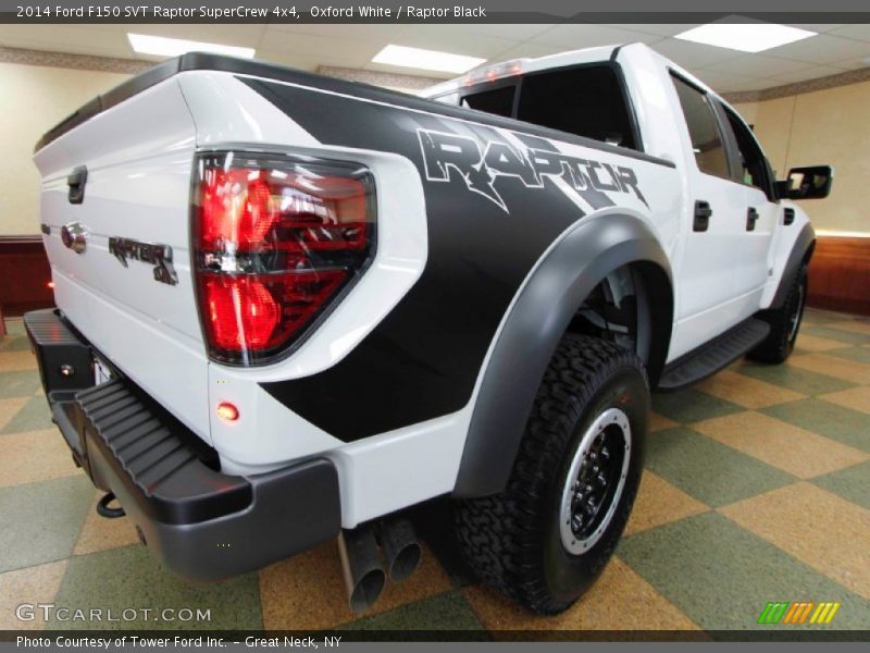Oxford White / Raptor Black 2014 Ford F150 SVT Raptor SuperCrew 4x4