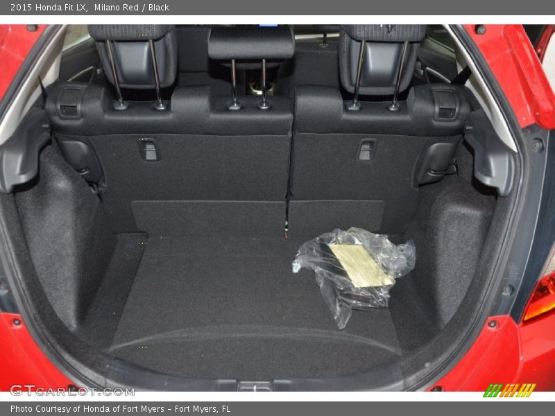 Milano Red / Black 2015 Honda Fit LX