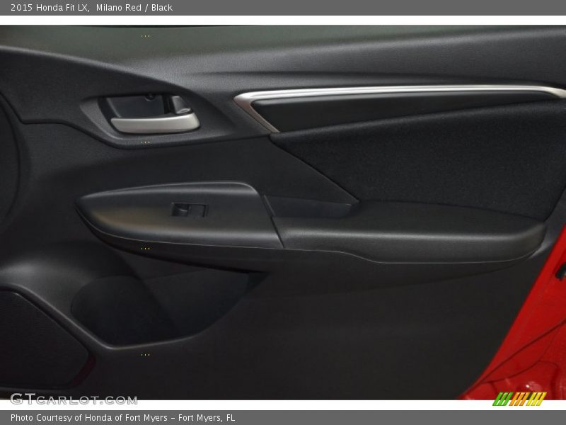 Milano Red / Black 2015 Honda Fit LX