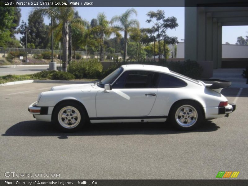  1987 911 Carrera Coupe White