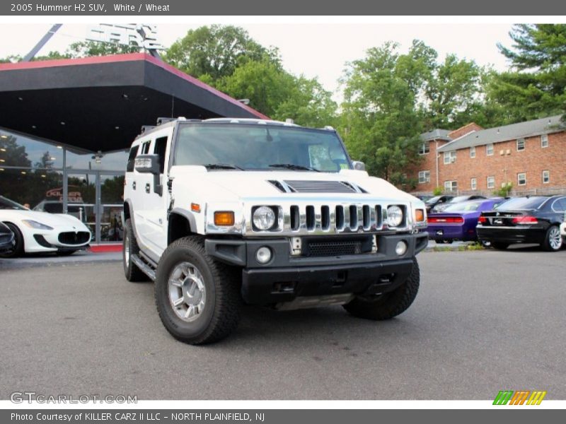 White / Wheat 2005 Hummer H2 SUV