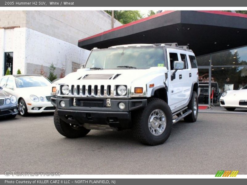 White / Wheat 2005 Hummer H2 SUV