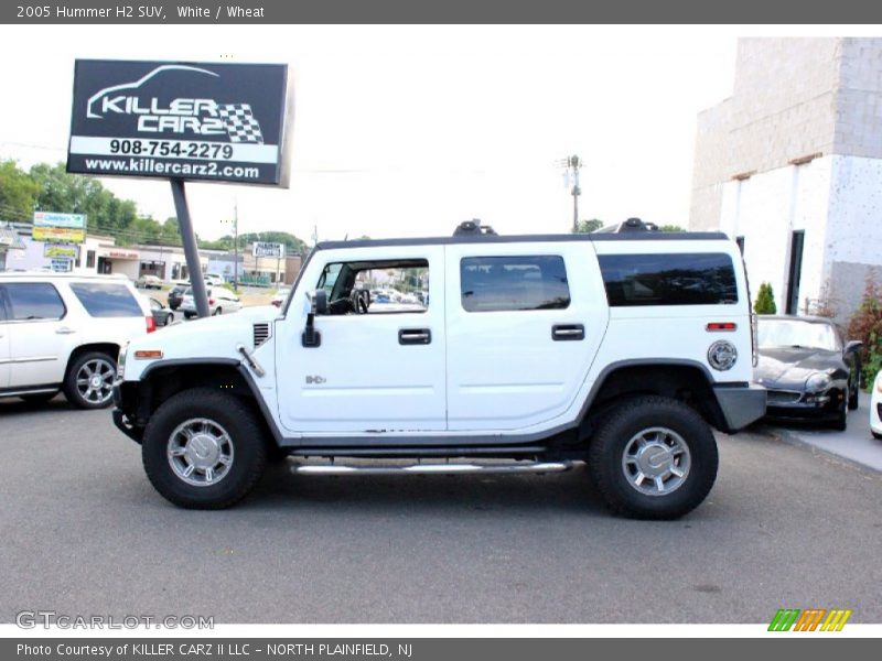 White / Wheat 2005 Hummer H2 SUV