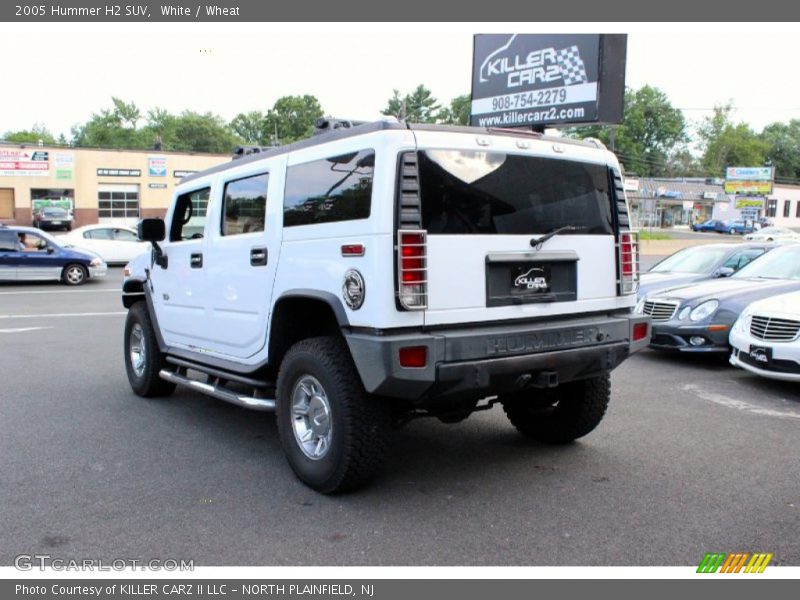 White / Wheat 2005 Hummer H2 SUV