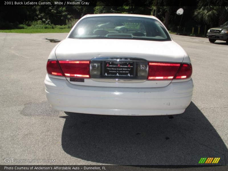 White / Medium Gray 2001 Buick LeSabre Custom