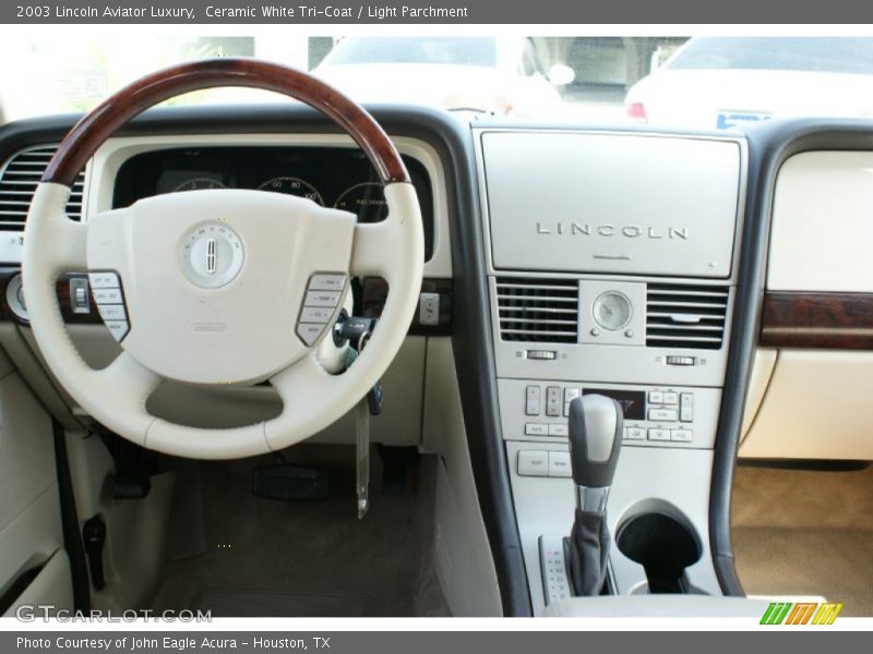 Ceramic White Tri-Coat / Light Parchment 2003 Lincoln Aviator Luxury