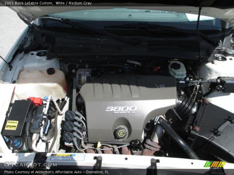 White / Medium Gray 2001 Buick LeSabre Custom