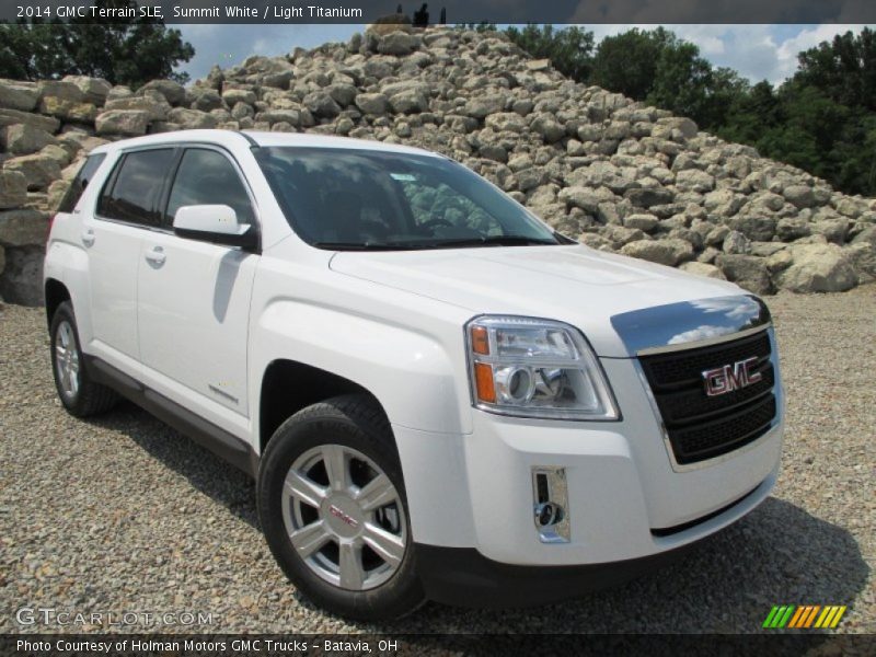 Summit White / Light Titanium 2014 GMC Terrain SLE