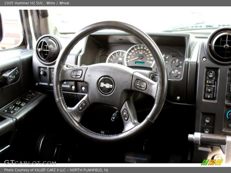 White / Wheat 2005 Hummer H2 SUV
