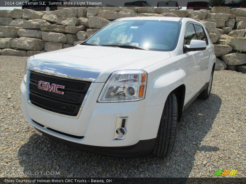 Summit White / Light Titanium 2014 GMC Terrain SLE