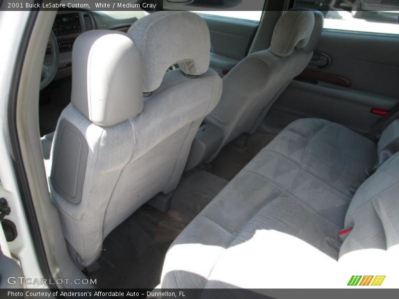 White / Medium Gray 2001 Buick LeSabre Custom