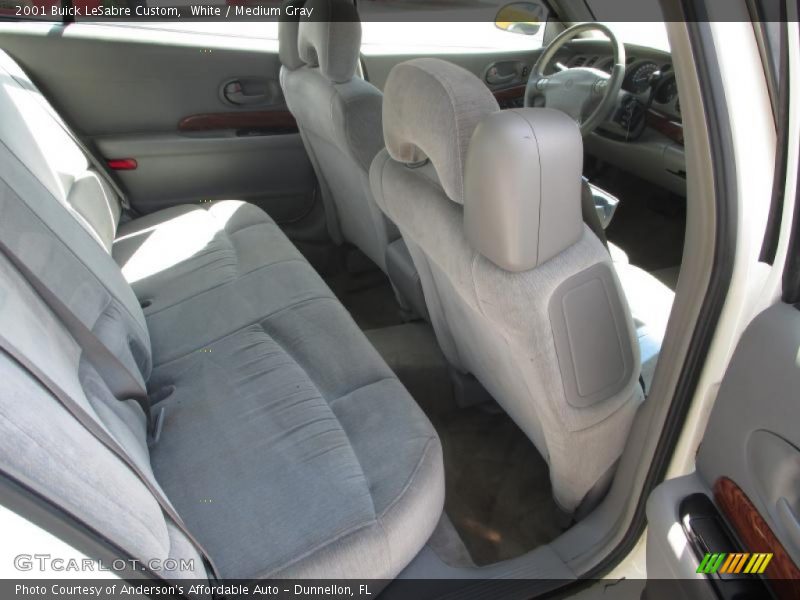 White / Medium Gray 2001 Buick LeSabre Custom