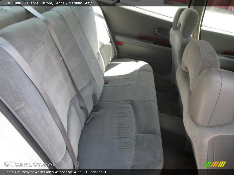 White / Medium Gray 2001 Buick LeSabre Custom