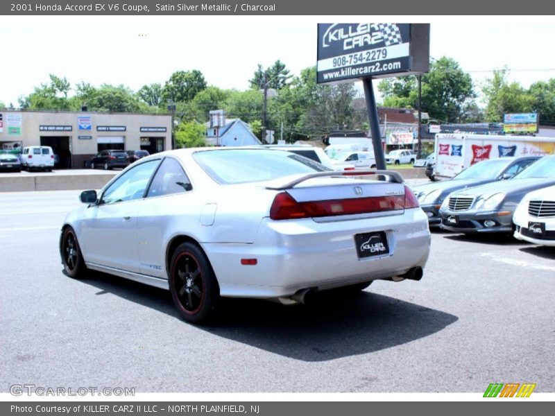 Satin Silver Metallic / Charcoal 2001 Honda Accord EX V6 Coupe