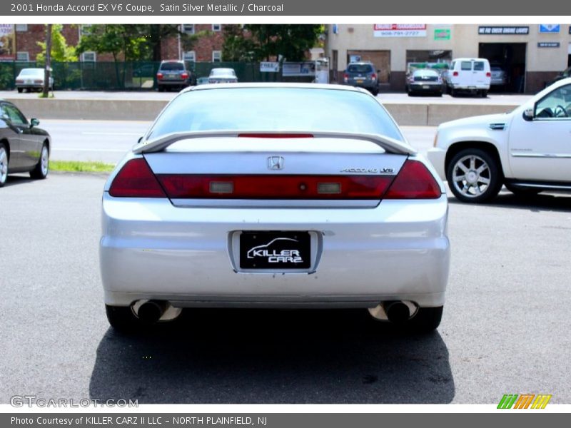 Satin Silver Metallic / Charcoal 2001 Honda Accord EX V6 Coupe
