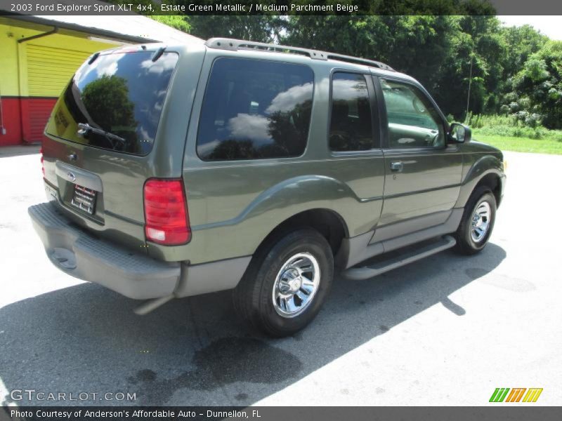Estate Green Metallic / Medium Parchment Beige 2003 Ford Explorer Sport XLT 4x4