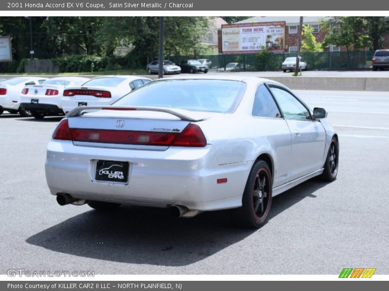 Satin Silver Metallic / Charcoal 2001 Honda Accord EX V6 Coupe