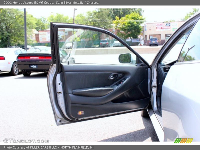 Satin Silver Metallic / Charcoal 2001 Honda Accord EX V6 Coupe