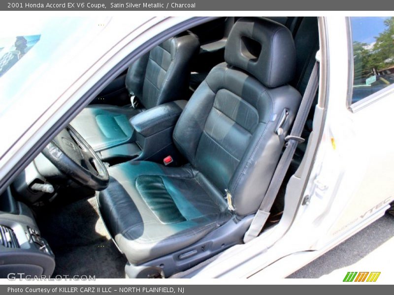 Satin Silver Metallic / Charcoal 2001 Honda Accord EX V6 Coupe