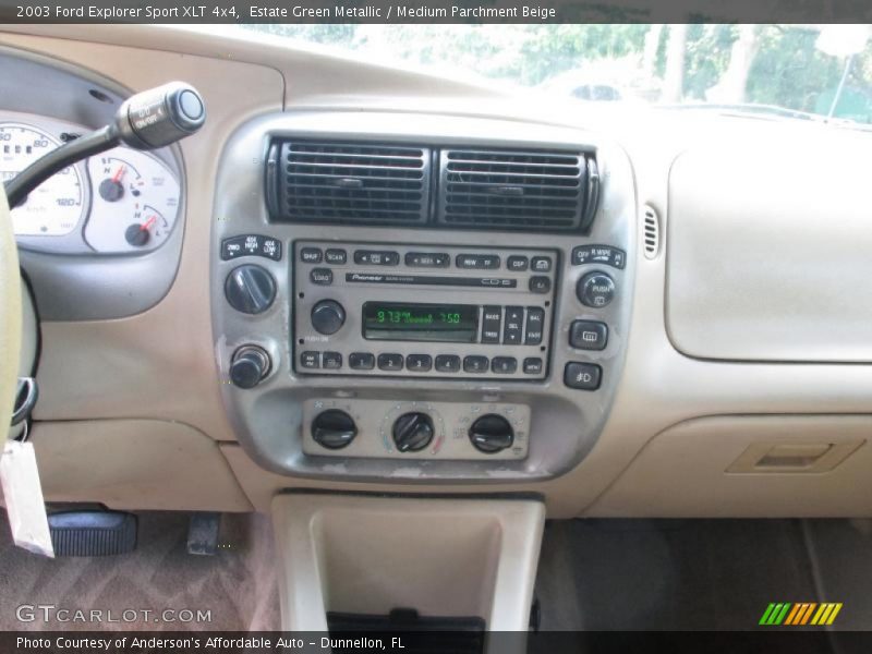 Estate Green Metallic / Medium Parchment Beige 2003 Ford Explorer Sport XLT 4x4