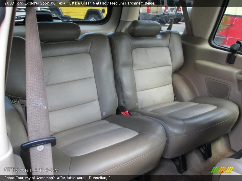 Estate Green Metallic / Medium Parchment Beige 2003 Ford Explorer Sport XLT 4x4