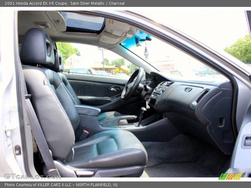 Satin Silver Metallic / Charcoal 2001 Honda Accord EX V6 Coupe