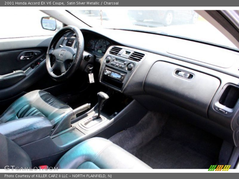 Satin Silver Metallic / Charcoal 2001 Honda Accord EX V6 Coupe