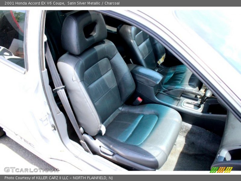 Satin Silver Metallic / Charcoal 2001 Honda Accord EX V6 Coupe