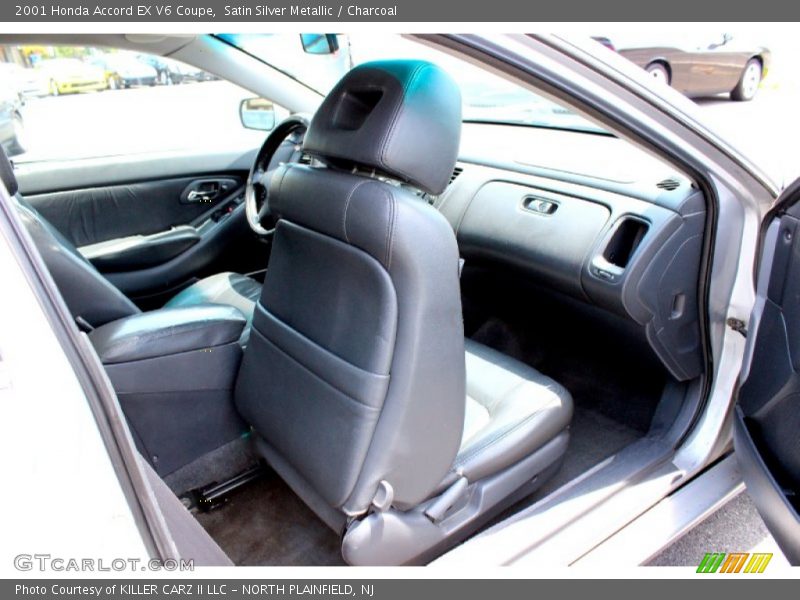 Satin Silver Metallic / Charcoal 2001 Honda Accord EX V6 Coupe