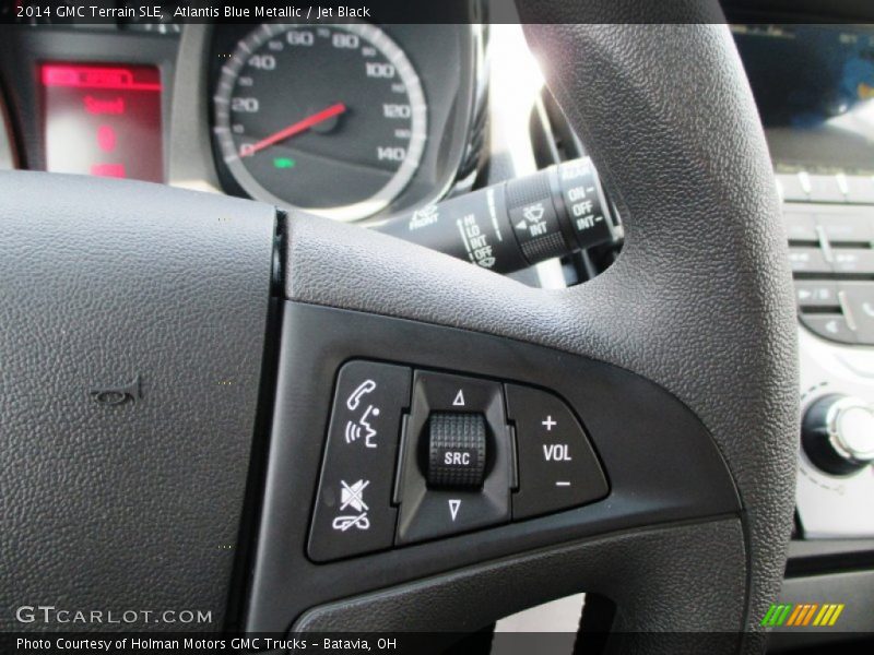 Atlantis Blue Metallic / Jet Black 2014 GMC Terrain SLE