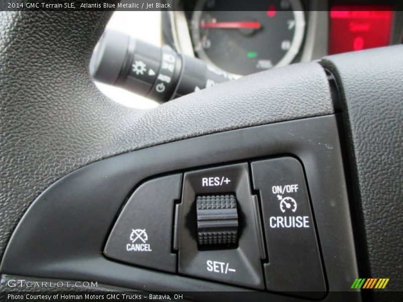 Atlantis Blue Metallic / Jet Black 2014 GMC Terrain SLE