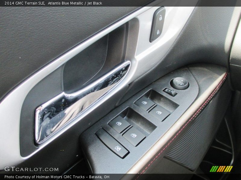 Atlantis Blue Metallic / Jet Black 2014 GMC Terrain SLE