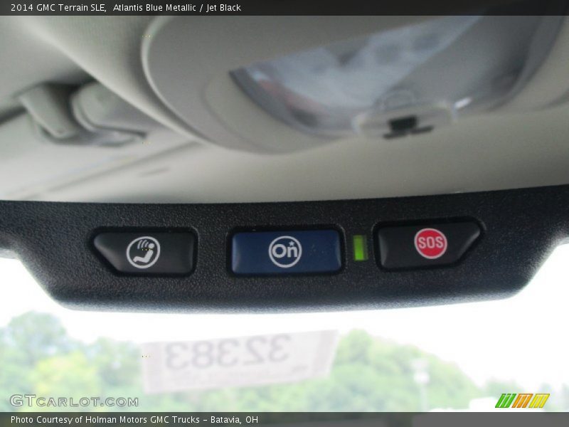 Atlantis Blue Metallic / Jet Black 2014 GMC Terrain SLE