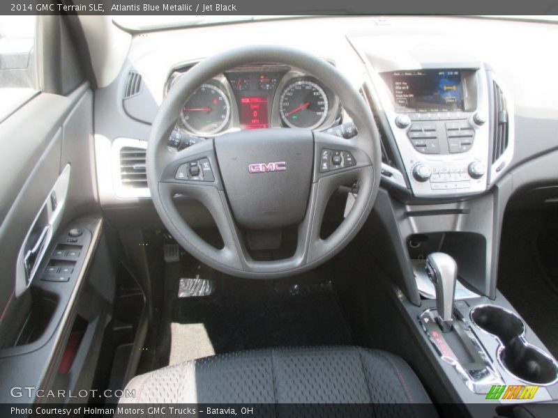 Atlantis Blue Metallic / Jet Black 2014 GMC Terrain SLE