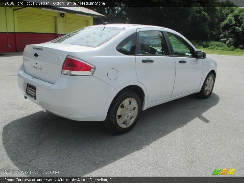 Oxford White / Medium Stone 2008 Ford Focus S Sedan