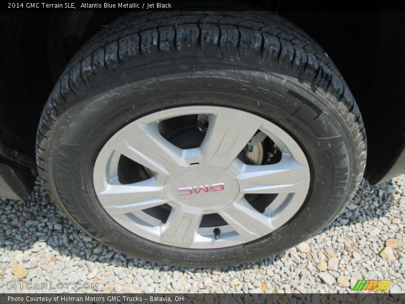 Atlantis Blue Metallic / Jet Black 2014 GMC Terrain SLE