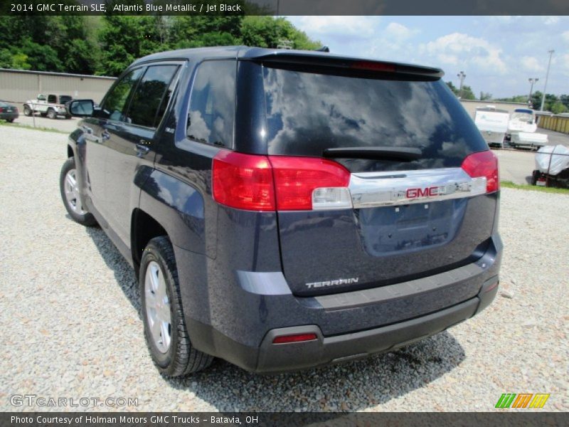 Atlantis Blue Metallic / Jet Black 2014 GMC Terrain SLE