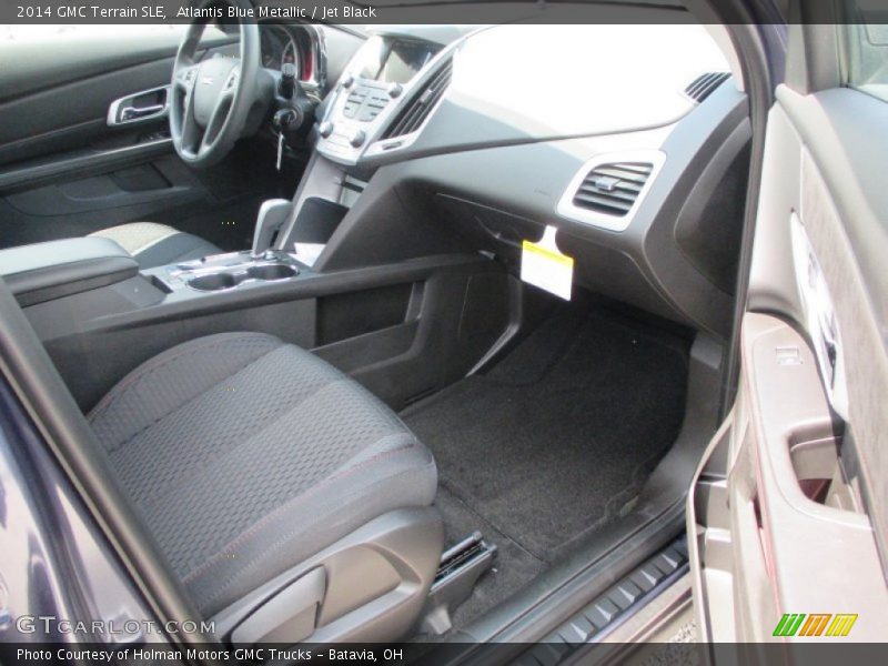 Atlantis Blue Metallic / Jet Black 2014 GMC Terrain SLE