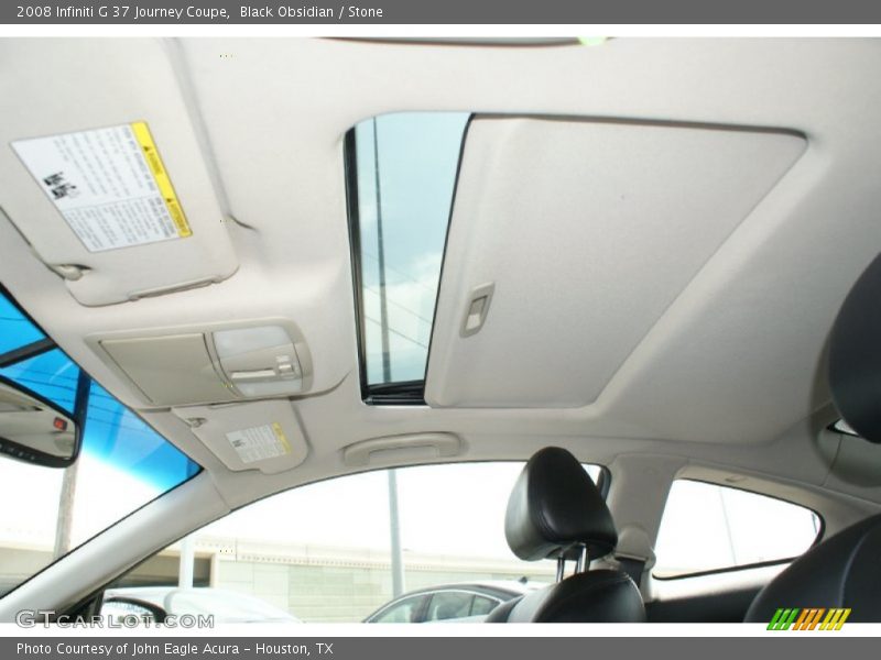 Black Obsidian / Stone 2008 Infiniti G 37 Journey Coupe