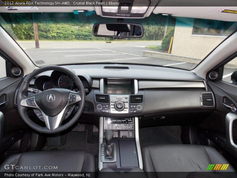 Crystal Black Pearl / Ebony 2012 Acura RDX Technology SH-AWD